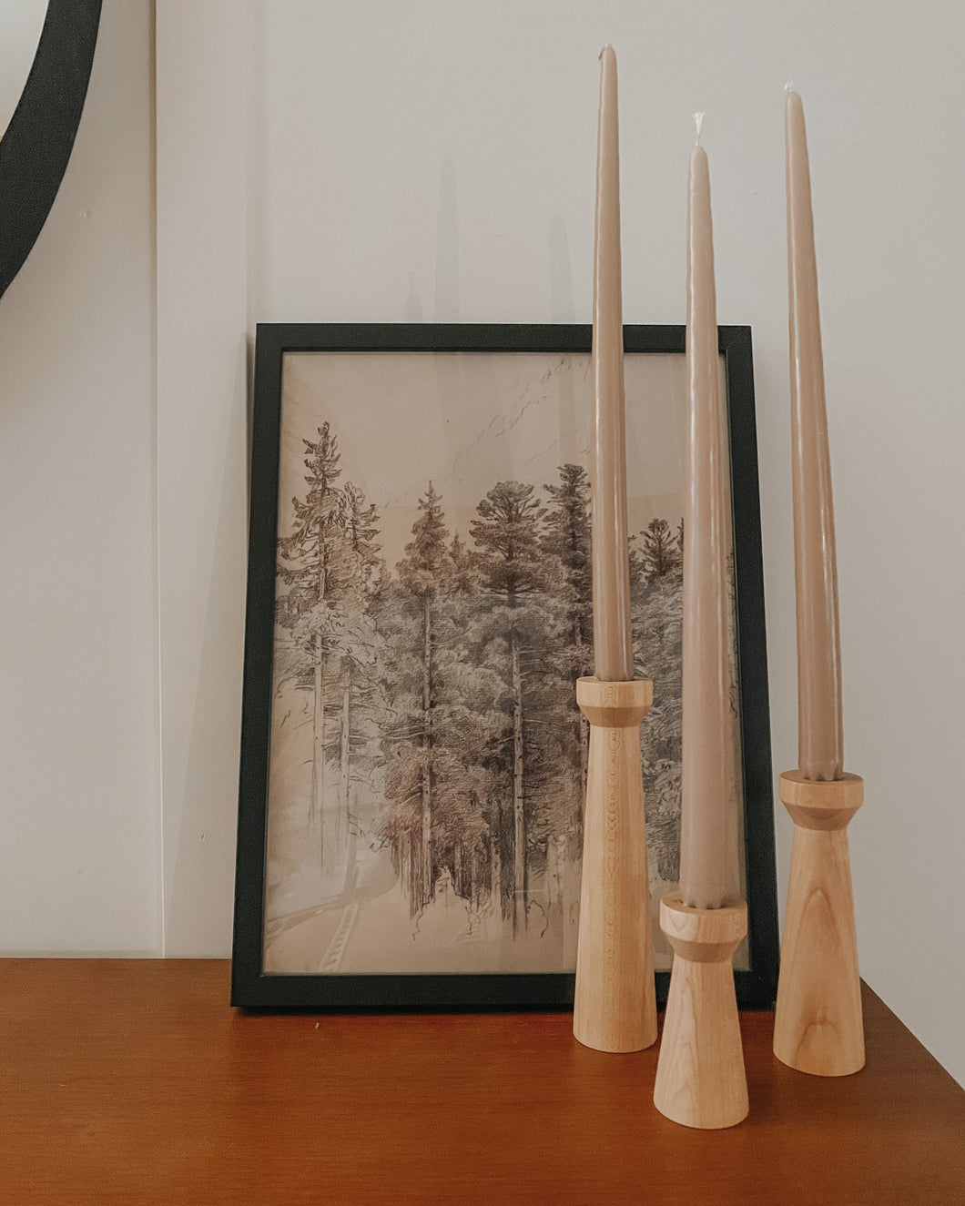 Maple Candle Holders